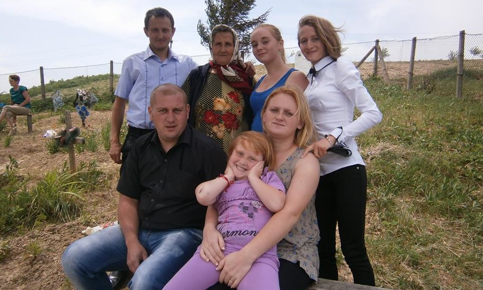 Liliana Danci, alături de familie