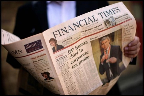 Ziarul Financial Times, vândut pe 1,19 miliarde euro